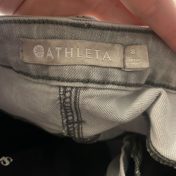 Athleta Skulptek Gray Kenai Wash Skinny Jeans 8 - Picture 7 of 7